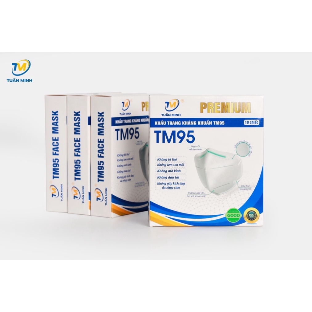 Khẩu Trang N95 Chính Hãng Tuấn Minh  Mask 5 Lớp Kháng Khuẩn Cao Cấp