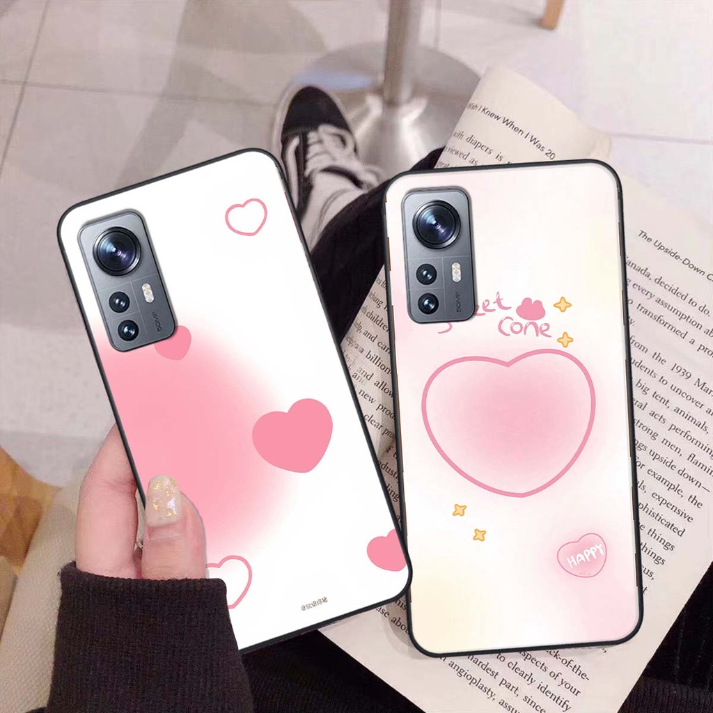Ốp Xiaomi 12 / Xiaomi 12 Pro in hình trái tim, caro kẹo ngọt đầy cá tính siêu đẹp siêu chất