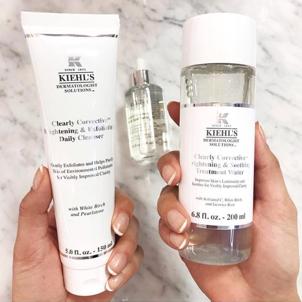 Kiehl’s Clearly Corrective Brightening & Soothing Treatment Water - Nước Thần Làm Sáng Da, Mờ Thâm Mụn 200ml