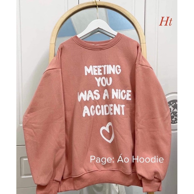 Áo sweater cotton Meeting H2A877