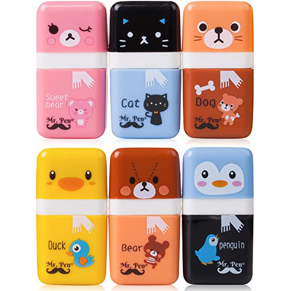 Cục Tẩy Bút Chì Dạng Lăn Họa Tiết Hoạt Hình Đáng Yêu