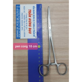 Pen 18cm (thằng- cong) dùng rửa vết thương