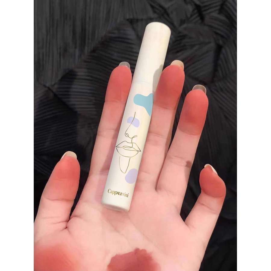[Hàng mới về] Son kem Cappuvini vỏ trắng hiệu ứng lì quyến rũ sành điệu | BigBuy360 - bigbuy360.vn