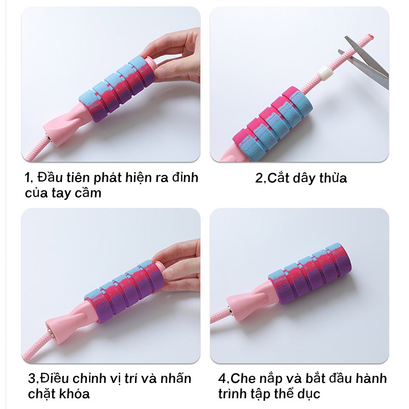 Dây nhảy không dây,  dây nhảy giảm cân, có bóng hiệu quả hỗ trợ luyện tập thể dục. hàng tốt 100%. chất lượng.
