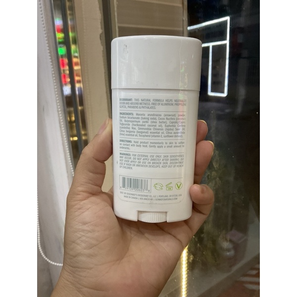 Lăn sáp khử mùi tự nhiên organic Schmidt's  - Chính Hãng US Mỹ