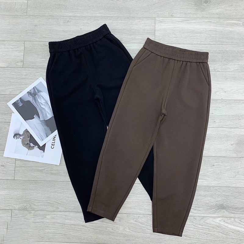 Quần dài baggy umi nỉ 4 khuy chân ulzzang unisex Cunstore.2hand