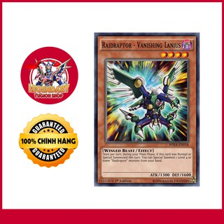 [Thẻ Bài Yugioh Chính Hãng] Raidraptor - Vanishing Lanius
