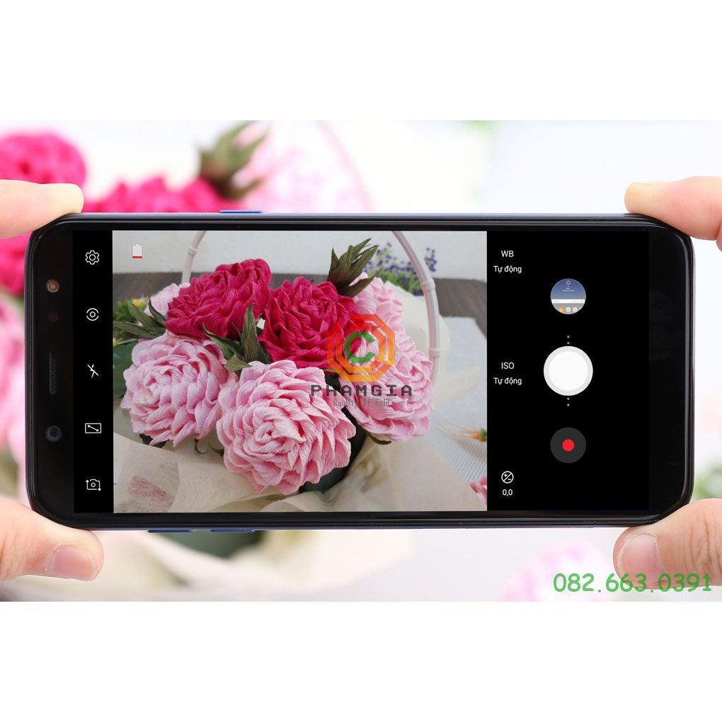 Cường lực camera Samsung Galaxy A6 2018 (CL 9H, nano 3 lớp dẻo, siêu bền)