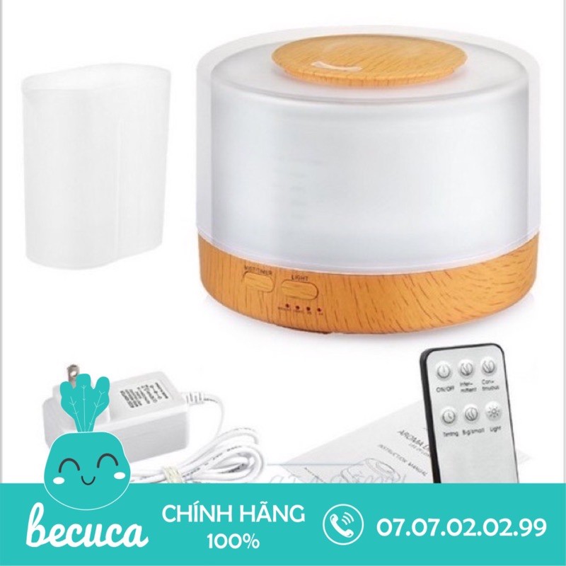 Máy Xông Tinh Dầu Trụ Trong 500ml CAO CẤP AROMA