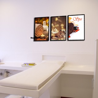 Bộ tranh treo trang trí Tiệm Spa cực đẹp kèm khung viền và đinh treo tranh - khung hình phạm gia PGLT68