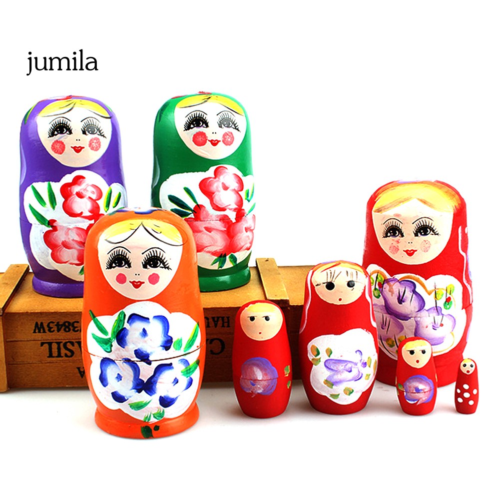 5 Búp Bê Nga Matryoshka Bằng Gỗ