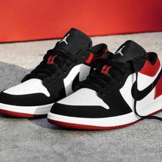 [Full bill +box] Giày Jordan Cổ Thấp Nam Nữ, Giày Sneaker JD1 Đỏ Đen Cổ Thấp Thời Trang Cao Cấp Hottrend 2022 | BigBuy360 - bigbuy360.vn