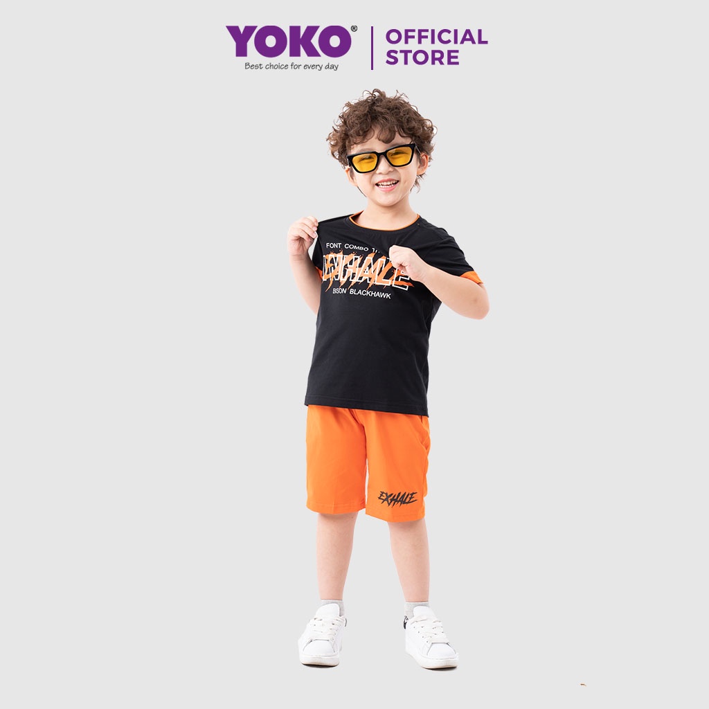 Bộ Quần Áo Thun Tay Ngắn Bé Trai (1-5 Tuổi) YOKO KID’S FASHION 20074T