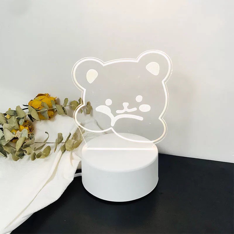 (Có sẵn) Đèn Ngủ 3D Để Bàn Cute