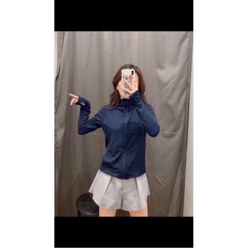 Áo chống nắng thông hơi nữ kèm túi cuộn siêu đẹp