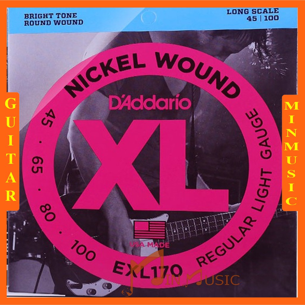 Dây Đàn Guitar Bass D'Addario EXL170 [Loại 1]