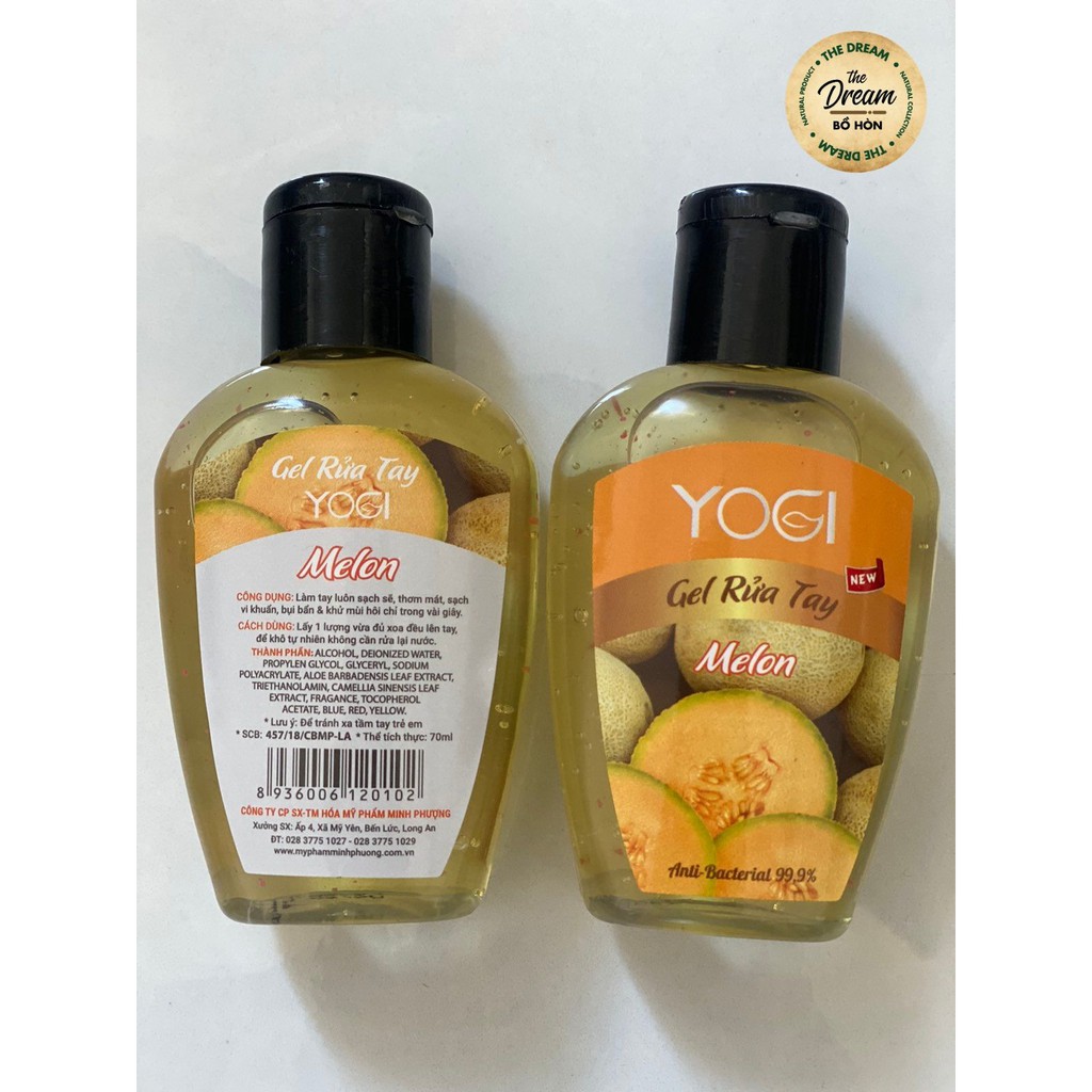 Nước rửa tay khô diệt khuẩn YOGI | BigBuy360 - bigbuy360.vn