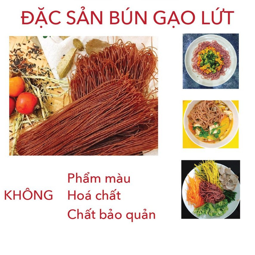 Bún gạo lứt đỏ Điện Biên (500gr)