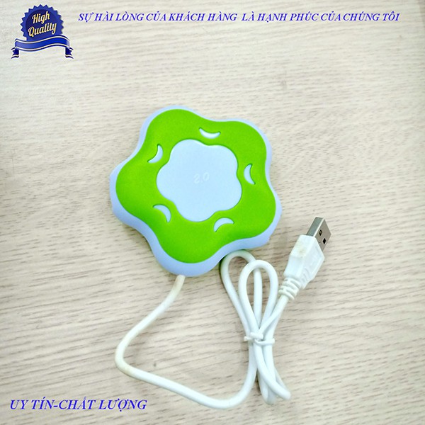 [HOT SALE] Bộ chia USB 4 cổng NGÔI SAO màu xanh lá chất lượng cao