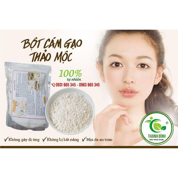 Tinh Bột Cám Gạo Nếp 100g - 100% Nguyên Chất