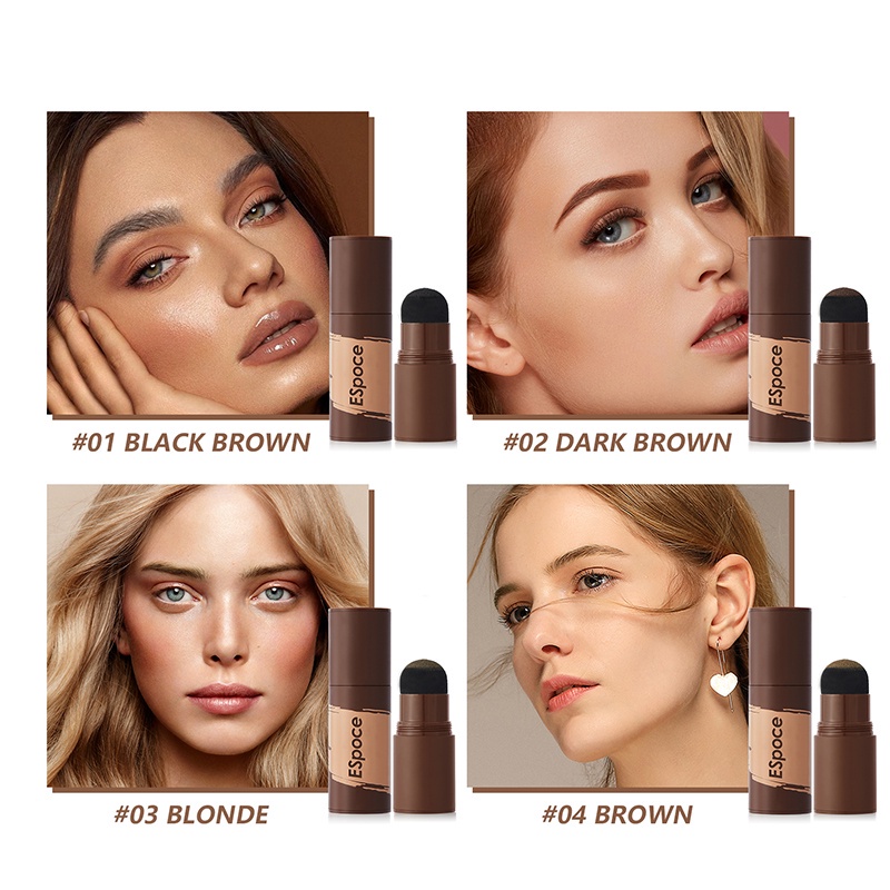 Bộ mỹ phẩm Pudaier dùng để trang điểm lông mày 70g Bộ thẻ kẻ mày + Scraper + Son môi