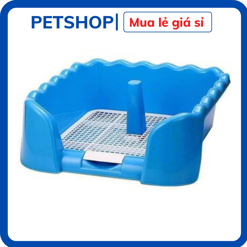 HCM- Khay vệ sinh chó dạng bức tường cho chó đực và cái (3 size) Tặng 3 tấm tã lót chuồng
