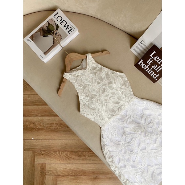 Đầm nữ đầm 2 màu đen trắng giống mẫu lên dáng xinh kèm ảnh thật trải sàn