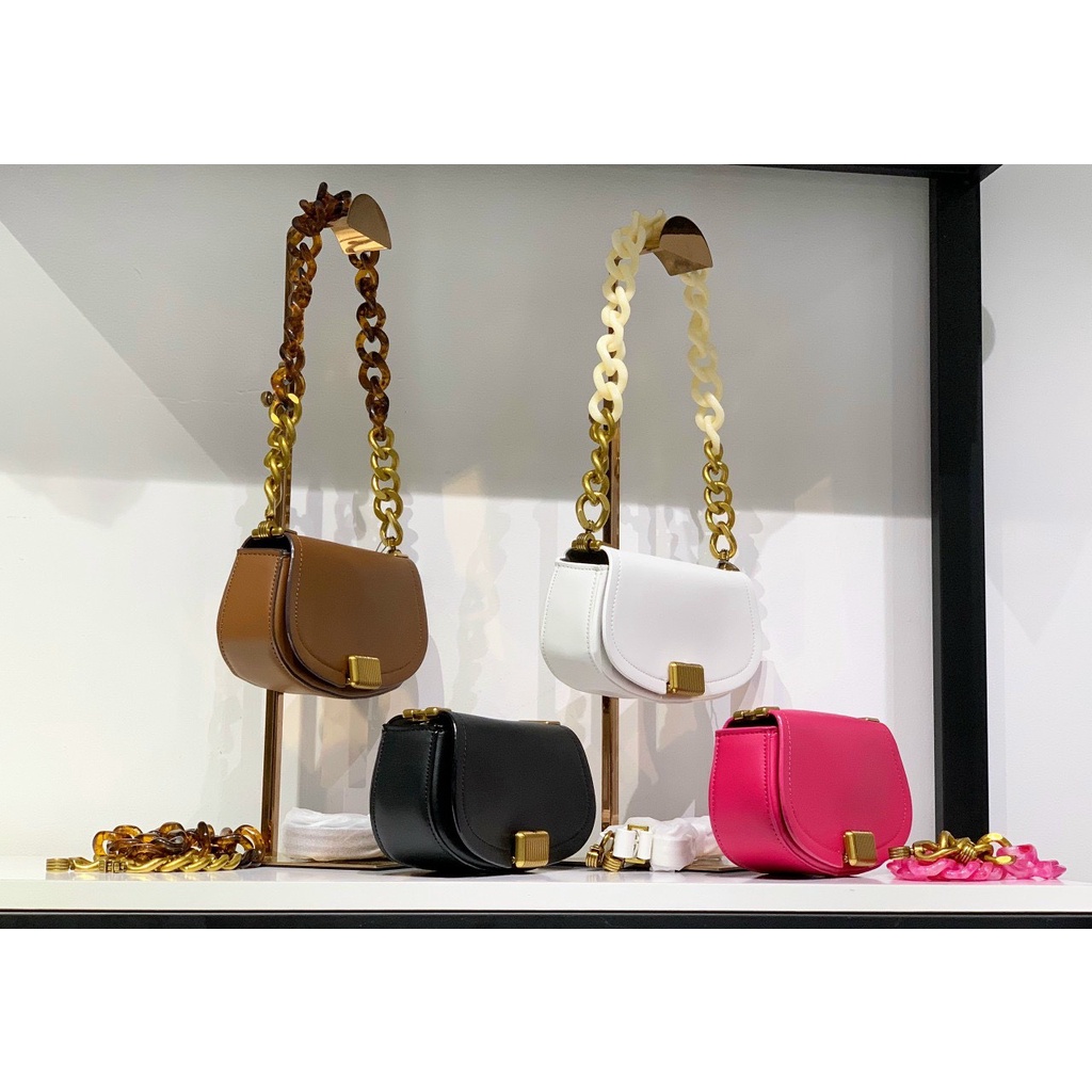 Túi CNk Dáng bầu Dây Xích Xuất Dư, Hàng Có Tem Xuất Xịn