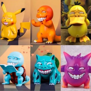 Mô Hình Pokemon Mega Huyền Thoại Mini Chính Hãng Nhân Vật Phim Hoạt Hình Mặt Tấu Hài Hước Pikachu Vịt Bối Rối Rồng Lửa