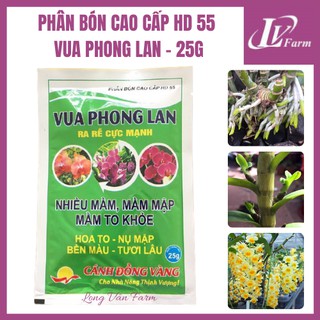 Phân Bón VUA PHONG LAN - Gói 25g - Ra Rễ Cực Mạnh, Nhiều Mầm, Hoa Tươi Lâu Chuyên Dùng Cho Hoa Lan