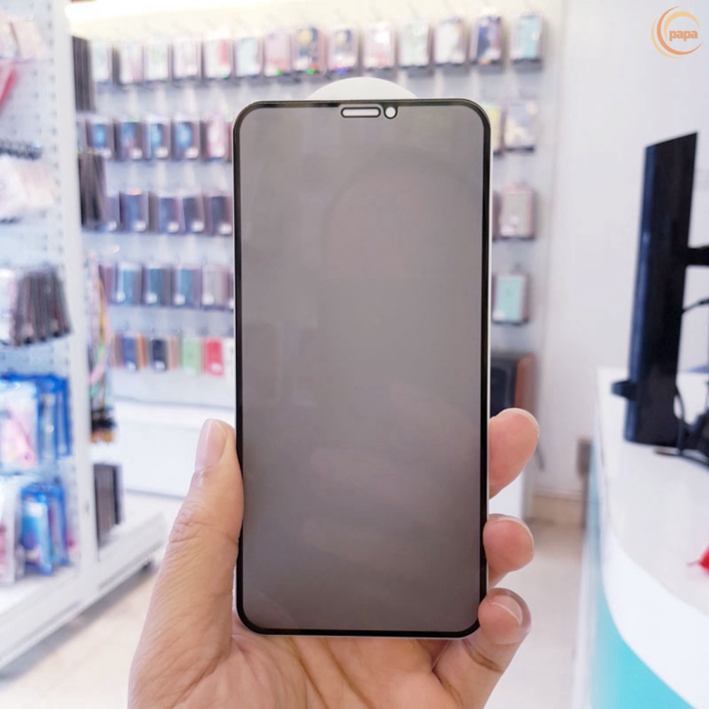 Cường lực chống nhìn trộm iphone Xs max 11 Promax 12 Promax 7 Plus 8 Plus X Xr 13 Pro max 14 Pro max Full Màn