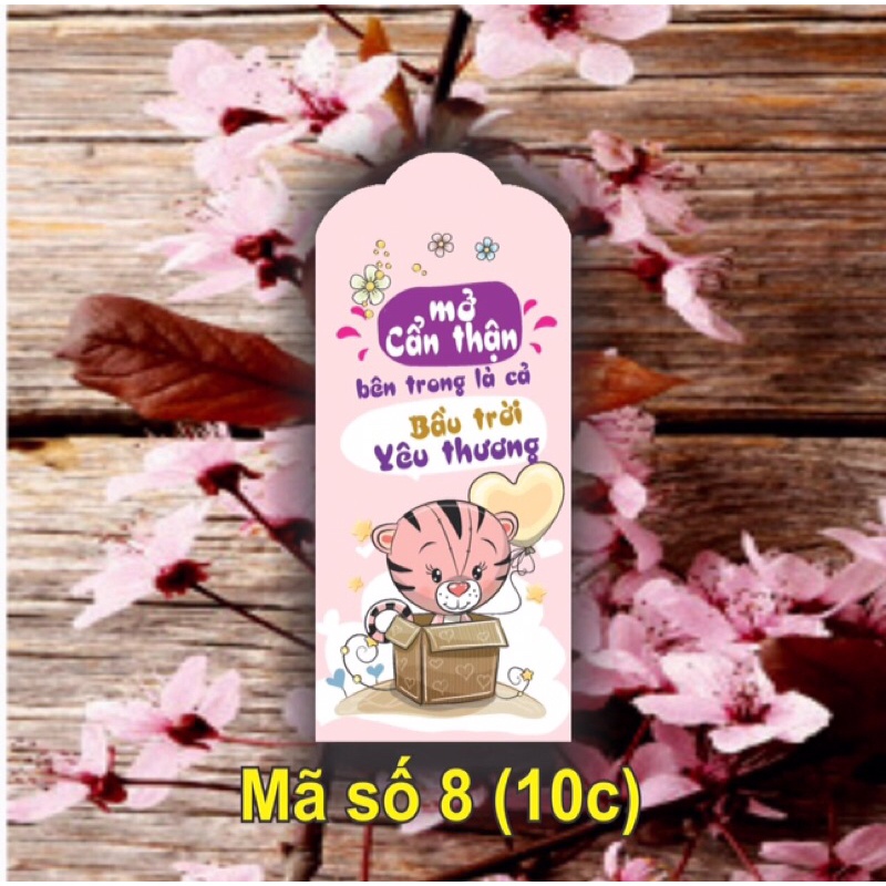 Sét 10 lì xì tết kute