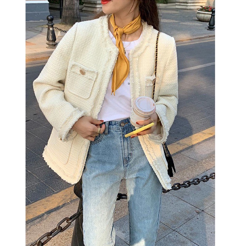 Áo khoác dáng rộng dài tay phong cách Hàn Quốc mới năm 2022 77