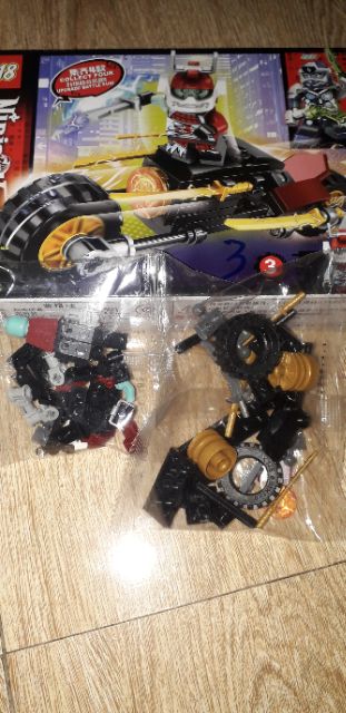 Lắp ráp 1 hộp LegoNinjaWord 82208 Rồng hoặc xe có nhiều chi tiết bằng nhựa ABS