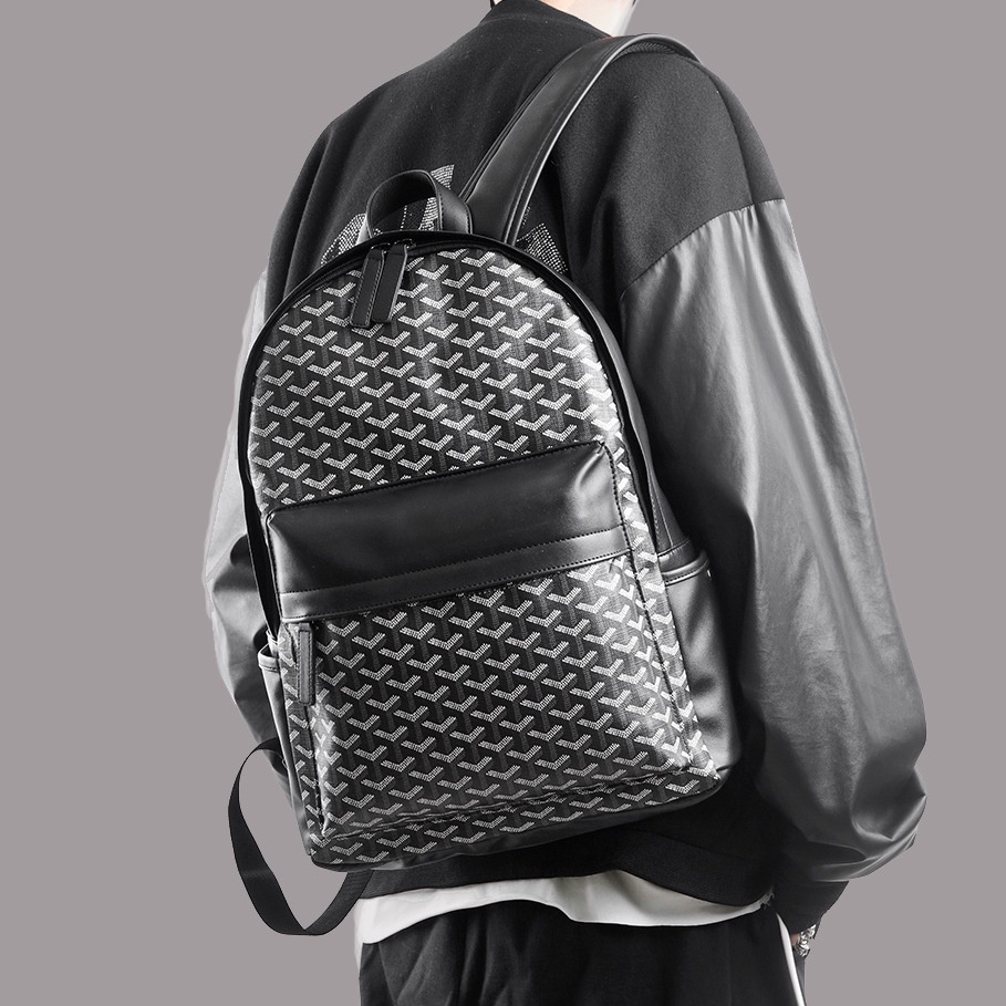 Balo da nam lv cặp đi học đựng laptop phong cách thời trang cao cấp ulzzang chống nước