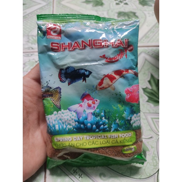 Thức ăn cho các loại cá kiểng gói 100g Shanghai