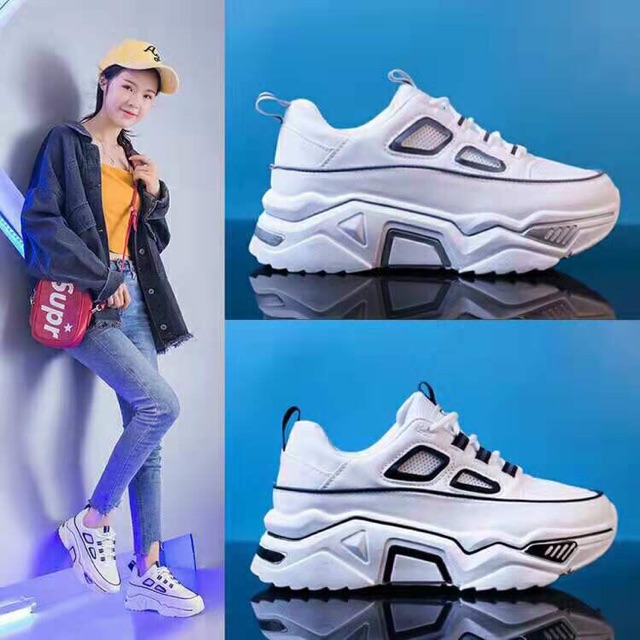 [Mã FAGREEN245 giảm 10% tối đa 30k đơn từ 99k] Giày thể thao the star đế cao phản quang êm chân chất đẹp | BigBuy360 - bigbuy360.vn