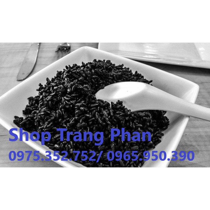 Gạo đen Phúc Thọ (túi nilong 1kg) [Sản phẩm chính hãng tập đoàn giống cây trồng Việt Nam-Vinaseed]