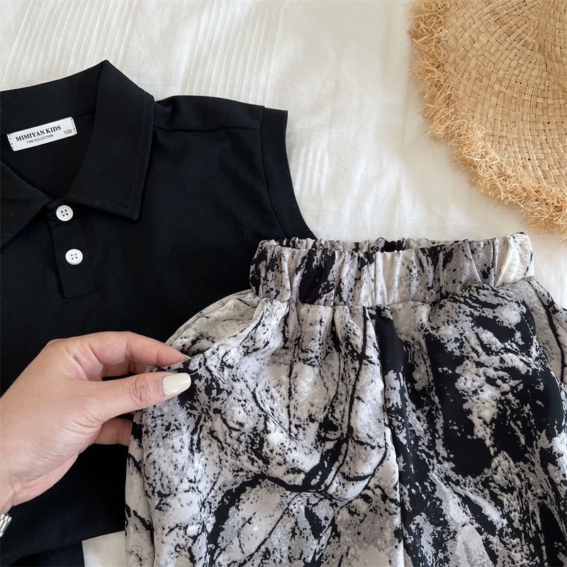 Quần Ống Rộng Chống Muỗi Phối Màu Nhuộm Thời Trang Mùa Hè Phong Cách Phương Tây Hàng Mới Dành Cho Bé Trai Và Bé Gái 2022