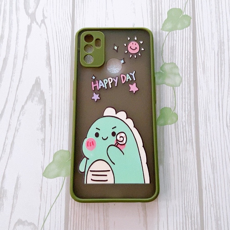 Ốp lưng nhám viền cao su non Oppo Oppo A15/A15S/Reno 5