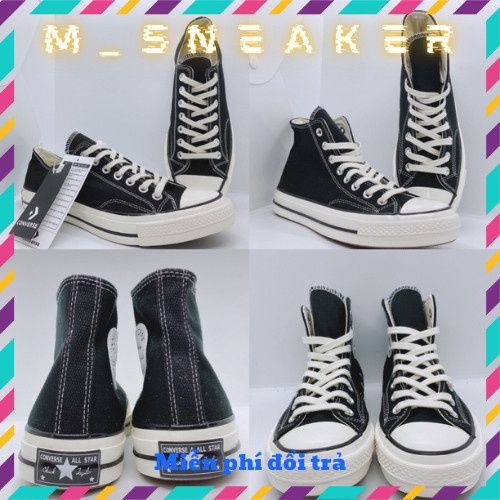 [Full Box] Giày thể thao nam nữ Sneaker C.V 1970 đen cổ thấp và cổ cao mã MCV