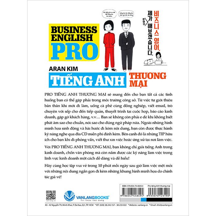 Sách - Business English Pro - Tiếng Anh Thương Mại (Aran Kim- Văn Lang)