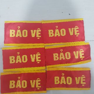 Băng tay bảo vệ , trực ban