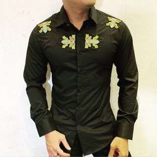Sơ Mi Thêu Hoạ Tiết