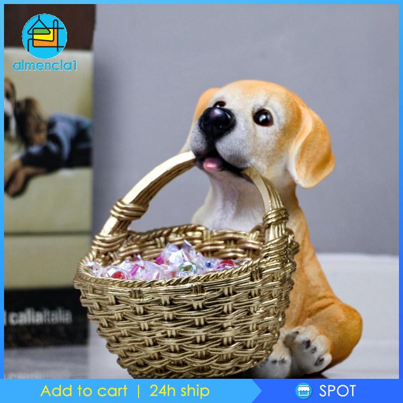 Giỏ Đựng Đồ Dùng Văn Phòng / Đồ Dùng Hình Chú Chó Để Bàn Trang Trí