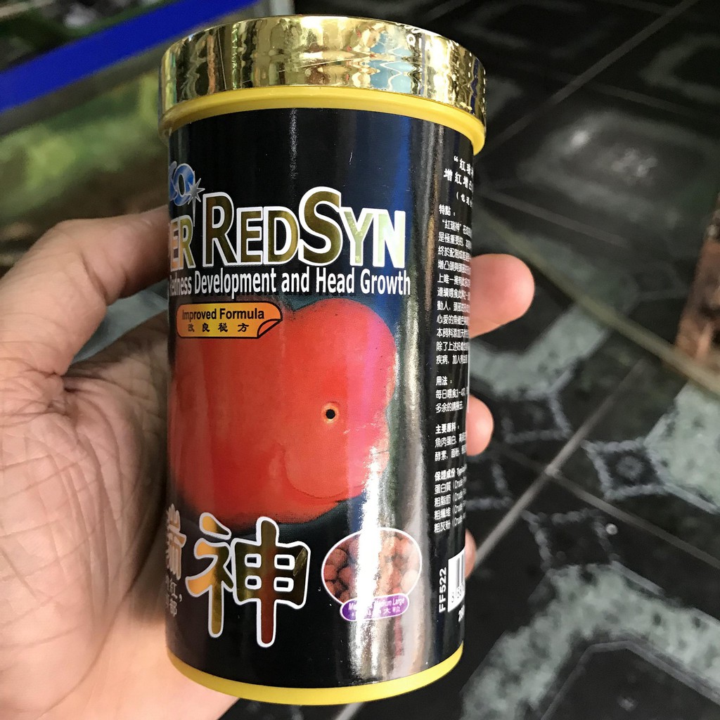 THỨC ĂN CHUYÊN HỖ TRỢ CÁ LA HÁN SUPER REDSYN XO OCEAN FREE 43% PROTEIN 120G