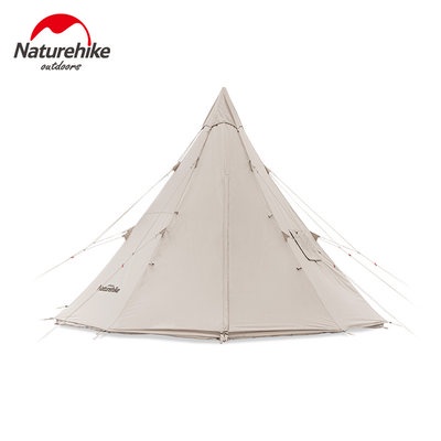 Lều Trại Cắm trại nhiều người ngoài trời cắm trại dày bằng vải cotton kim tự tháp Naturehike