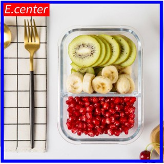 Hộp cơm thủy tinh cao cấp 2 ngăn, Hộp đựng thức ăn thủy tinh