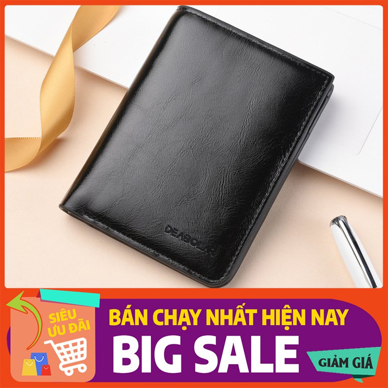 ví nam bóp nam DEABOLAR kiểu đứng bền đẹp mới nhất