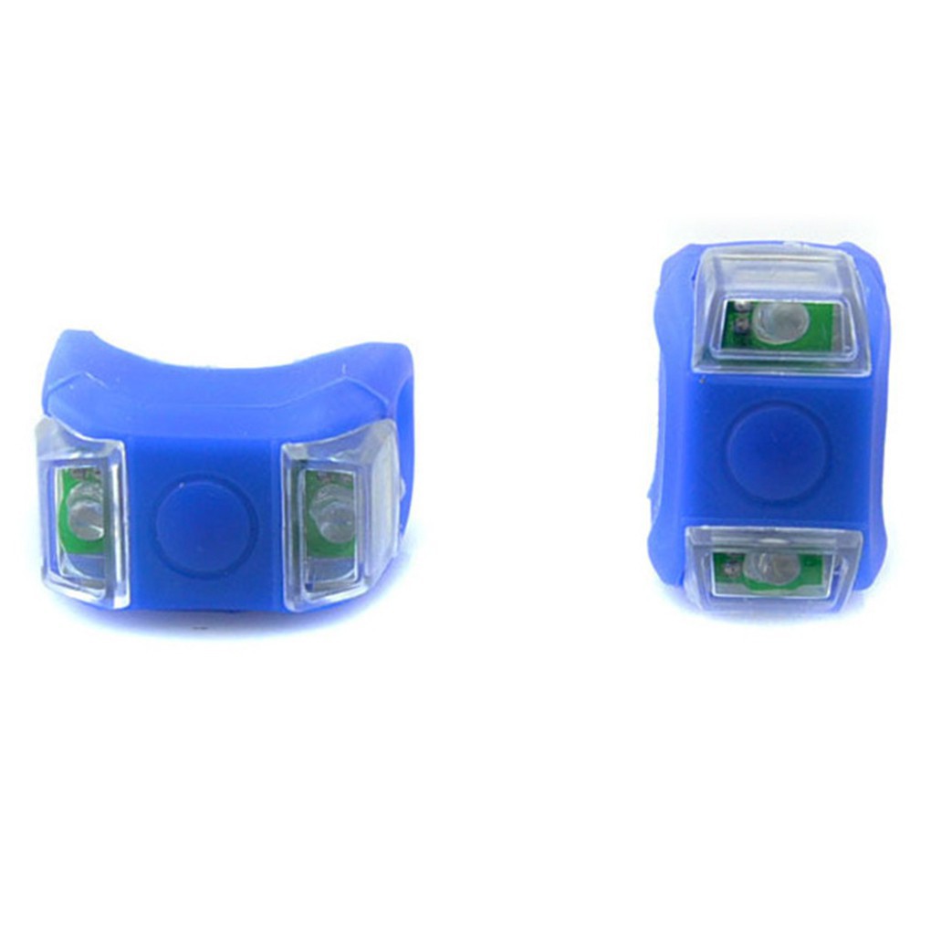 Đèn LED bánh trước xe đạp 2 bóng